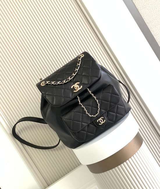Chanel Duma Sheepskin Large Backpack AS3618