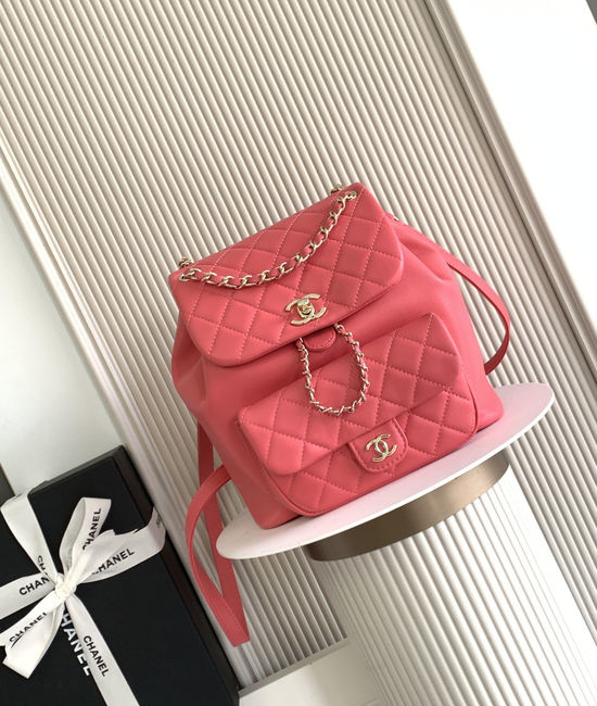 Chanel Duma Large Lambskin Backpack AS3618