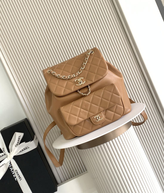 Chanel Duma Large Lambskin Backpack AS3618