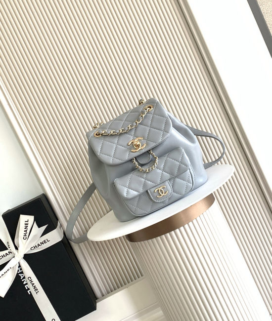 Chanel DUMA Quilted Lambskin Backpack AS2908