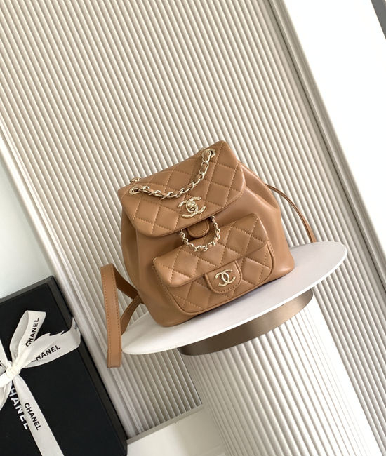 Chanel DUMA Sheepskin Small Backpack AS2908