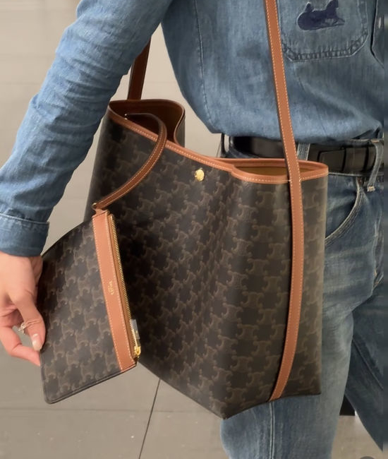 Celine Soft Shopper Large Capacity Tote Bag