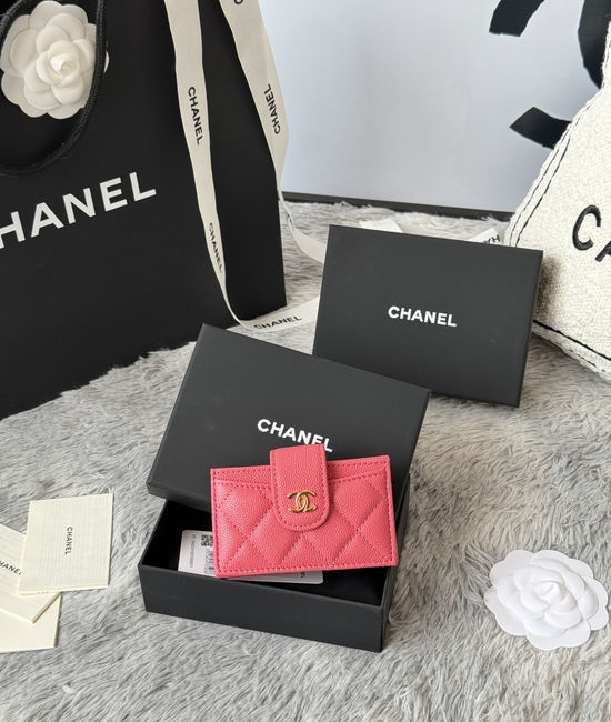 Chanel Accordion Card Case Stylish Organizer AP392