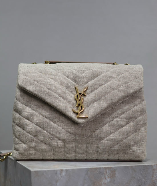 Yves Saint Laurent YSL Loulou Shoulder Bag Leather 487216