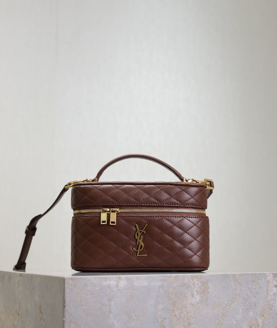 Yves Saint Laurent YSL GABY MINI Quilted Lambskin Box Bag 766731