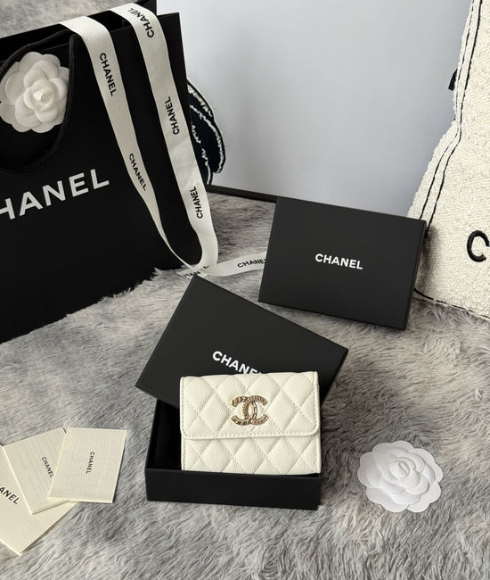 Chanel Caviar Leather Card Holder AP3097