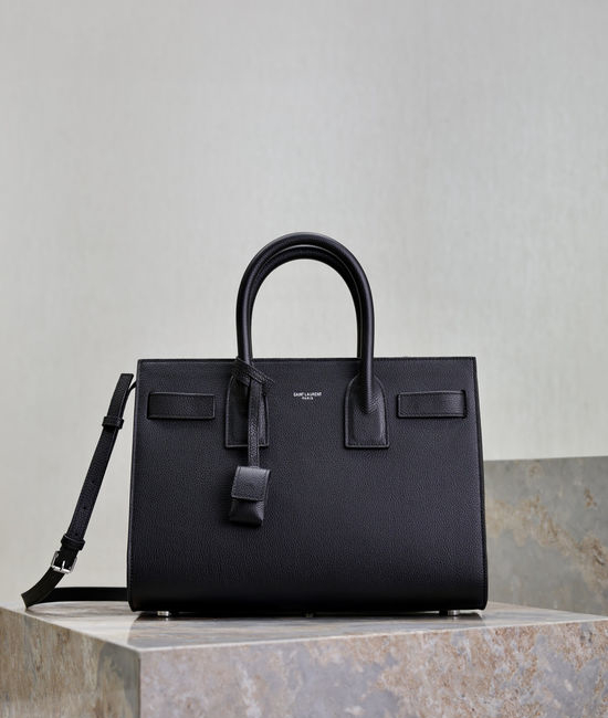 Yves Saint Laurent YSL Sac De Jour Grained Leather Organ Bag 11484