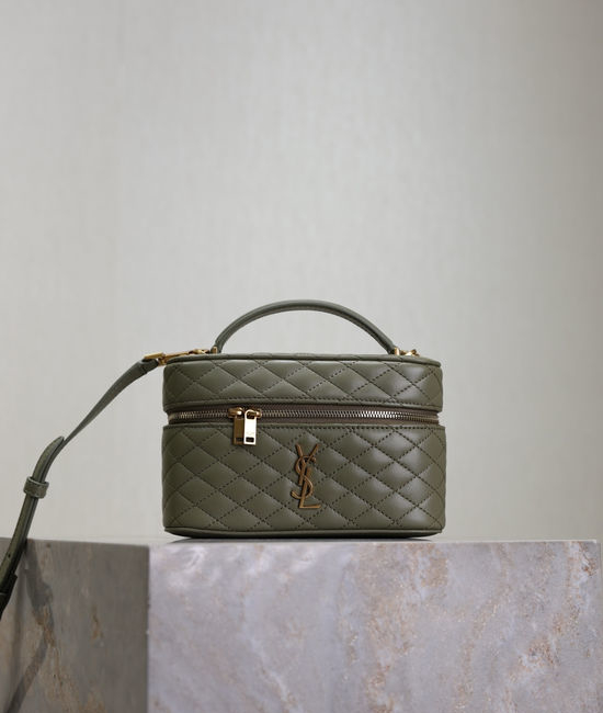 Yves Saint Laurent YSL GABY MINI Lambskin Quilted Box Bag 766731