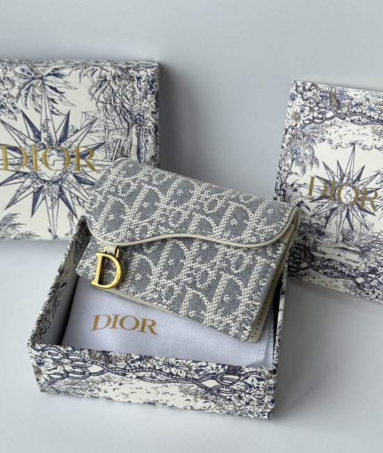 Christian Dior CD Saddle Card Holder 5611