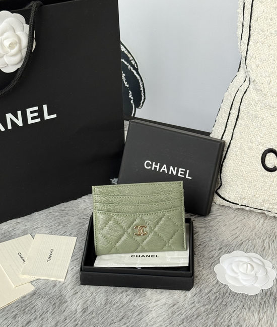 Chanel Card Holder Caviar Leather AP4522