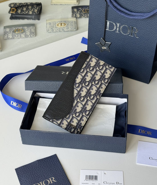 Christian Dior CD Saddle Long Wallet Black 2ADBC330YKS_H27E