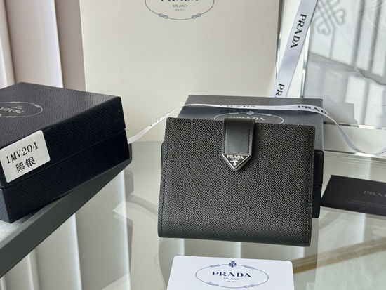 Prada Small Wallet Saffiano Leather 1MV204