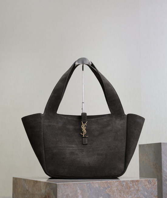 Yves Saint Laurent YSL Bea Suede Hobo Shopping Bag 763435