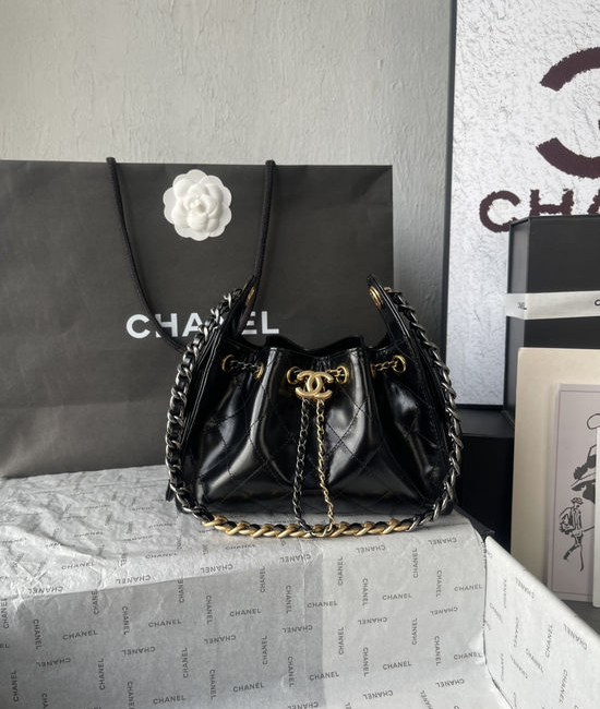 Chanel Hobo Drawstring Bucket Mini Bag AS5631