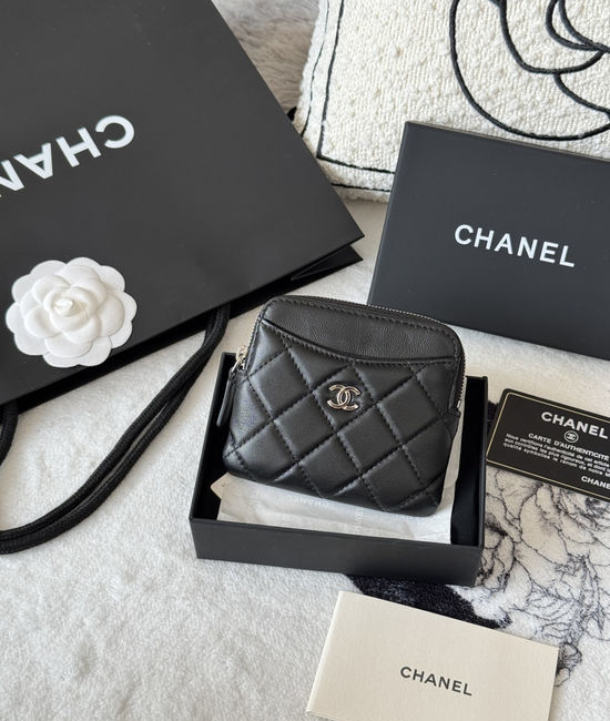 Chanel Lambskin Small Coin Purse AP2111