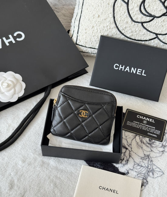 Chanel Lambskin Small Coin Purse AP2111