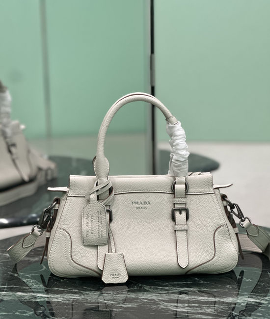 Prada Leather Top Handle Tote Bag 1BG604