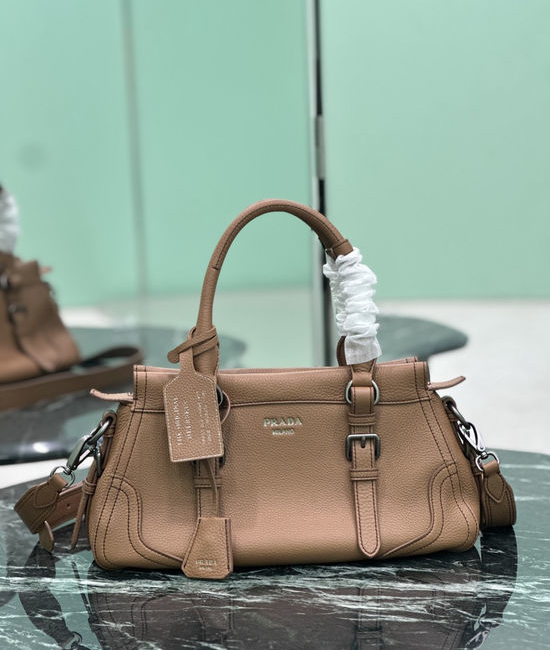 Prada Leather Top Handle Tote Bag 1BG604