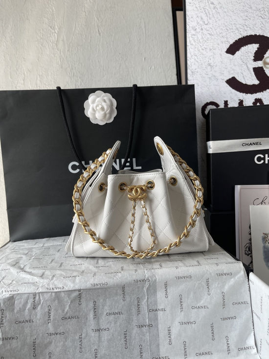 Chanel Hobo Drawstring Bucket Mini Bag AS5631