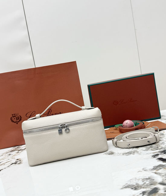 Loro Piana Extra Pocket Leather Crossbody Bag 5966