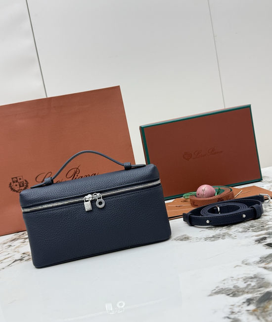 Loro Piana Extra Pocket Leather Crossbody Bag 5964