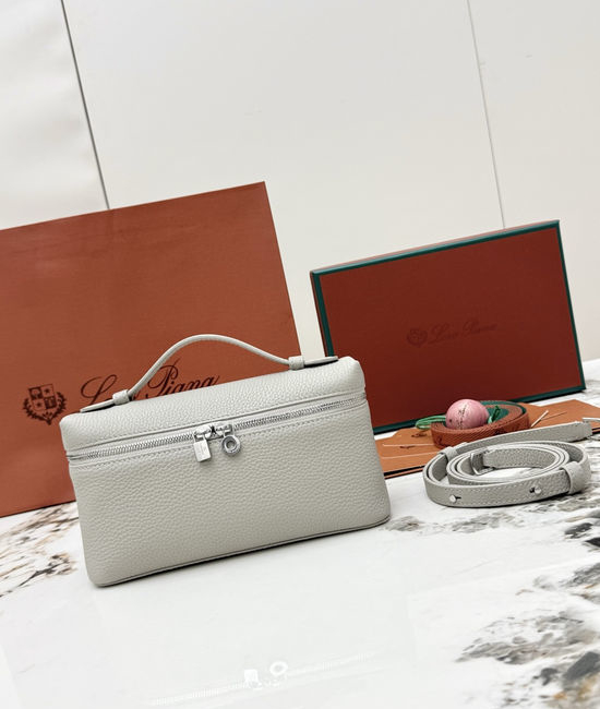 Loro Piana Extra Pocket Leather Crossbody Bag 5965