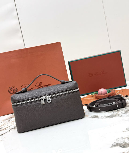 Loro Piana Extra Pocket Leather Crossbody Bag 5959