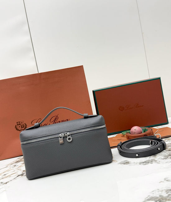 Loro Piana Extra Pocket Leather Crossbody Bag 5957
