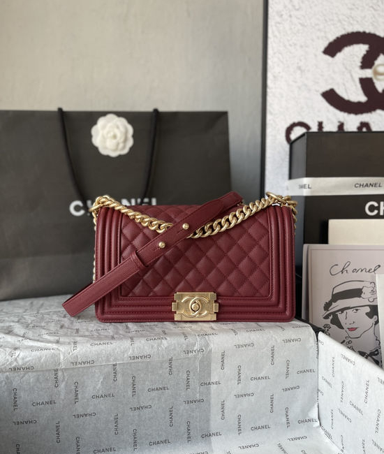 Chanel Classic Leboy Caviar Handbag A67086