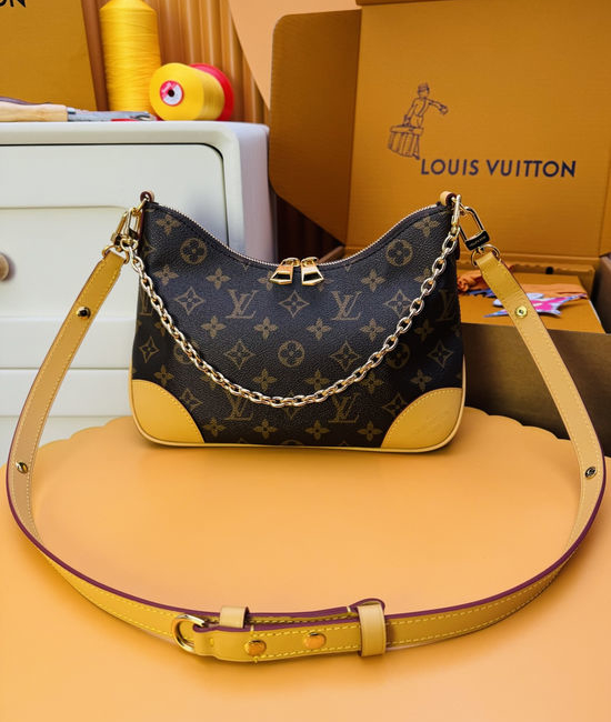 Louis Vuitton LV Boulogne Monogram Canvas Handbag M45832