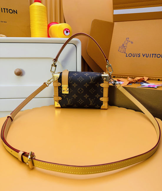 Louis Vuitton LV Side Trunk Mini Monogram Handbag M46815