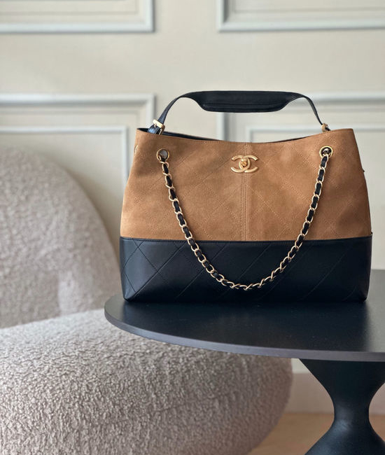 Chanel Atelier Suede Handbag AS5634