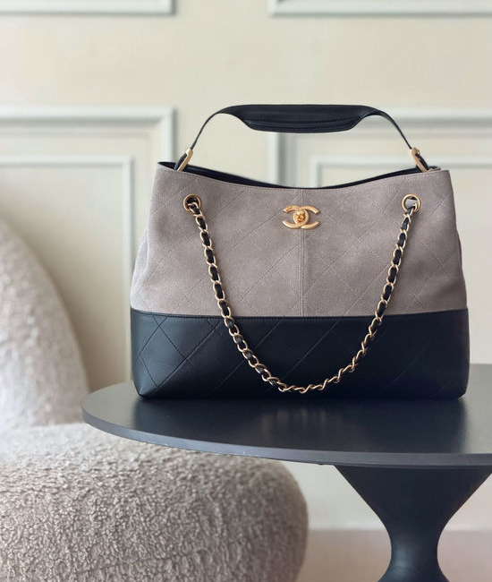 Chanel Atelier Suede Handbag AS5634