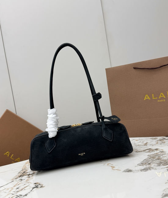 Alaia LE TECKEL Suede Shoulder Bag A06033