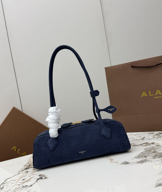 Alaia LE TECKEL Suede Shoulder Bag A06033