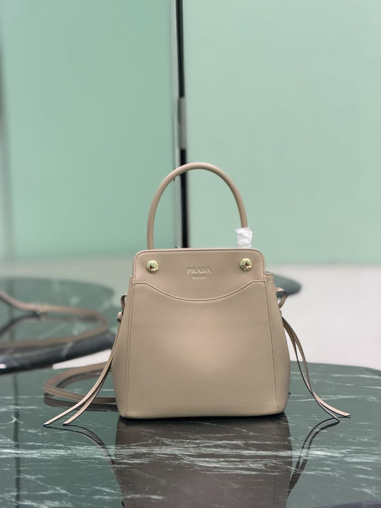 Prada Carry Handbag Cowhide Leather 1BA496
