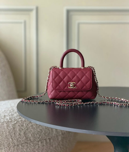Chanel 26C Classic Handbag with Light Gold Hardware 17517