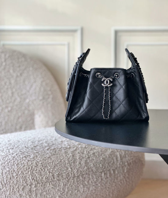 Chanel Hippie Large Capacity Caviar Leather Bag 5631