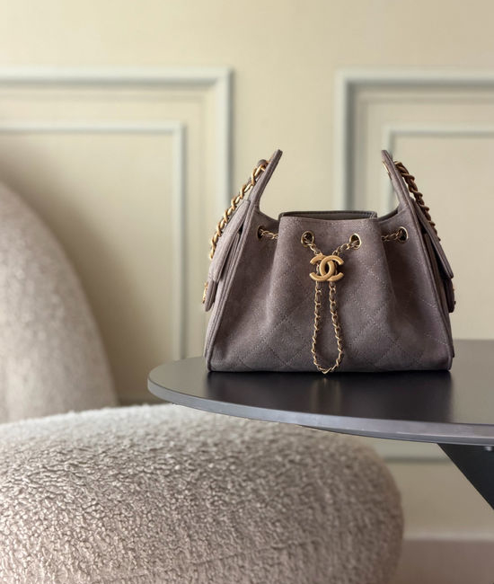 Chanel Hippie Suede Large Capacity Bag