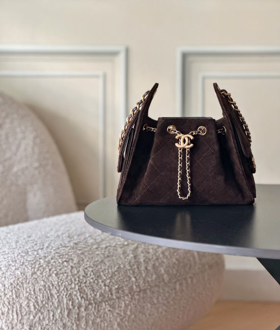 Chanel Hippie Suede Large Capacity Bag