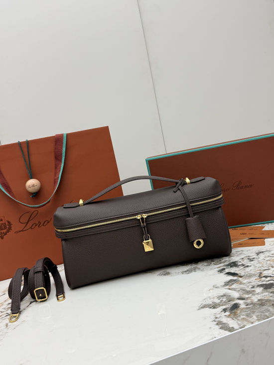 Loro Piana Extra Softy Bag L33 Leather Handbag 9586