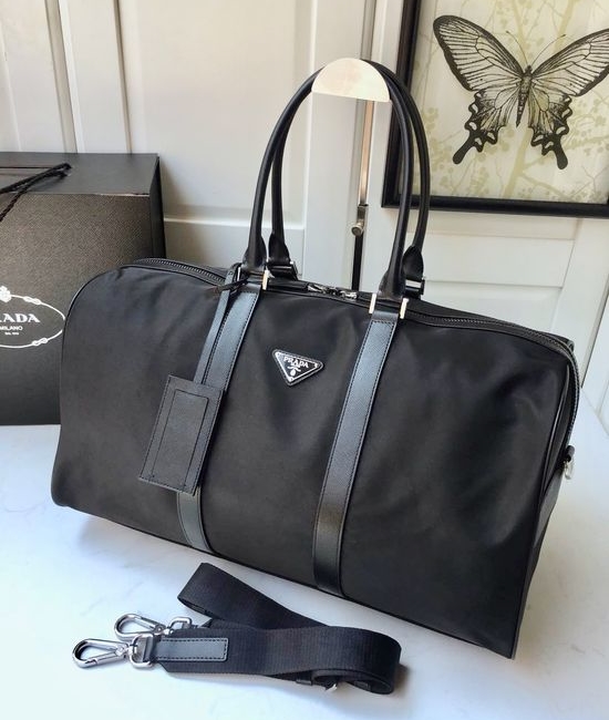 Prada Nylon Travel Duffle Bag 1V19S