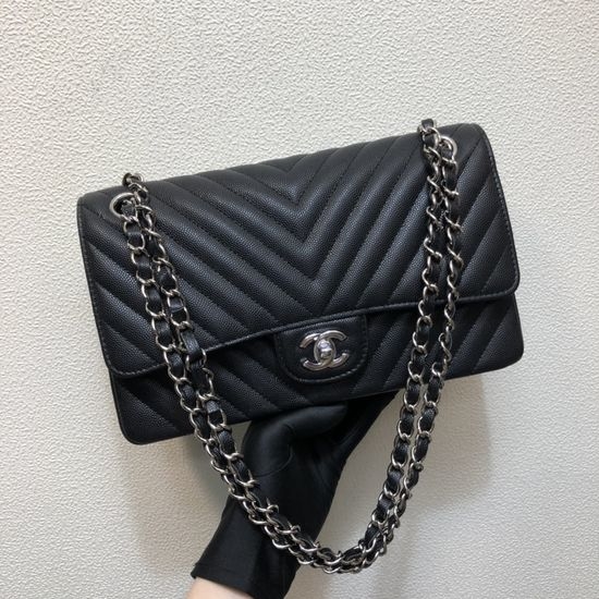 Chanel Classic Flap Bag Calfskin Leather 1112