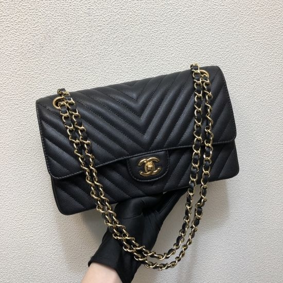 Chanel Classic Flap Bag Calfskin Leather 1112