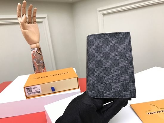 Louis Vuitton LV Damier Graphite Passport Holder N64411