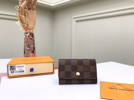 Louis Vuitton LV Monogram Canvas Key Holder N62630