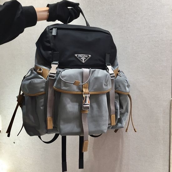 Prada Backpack Saffiano Leather Trim 2VZ074