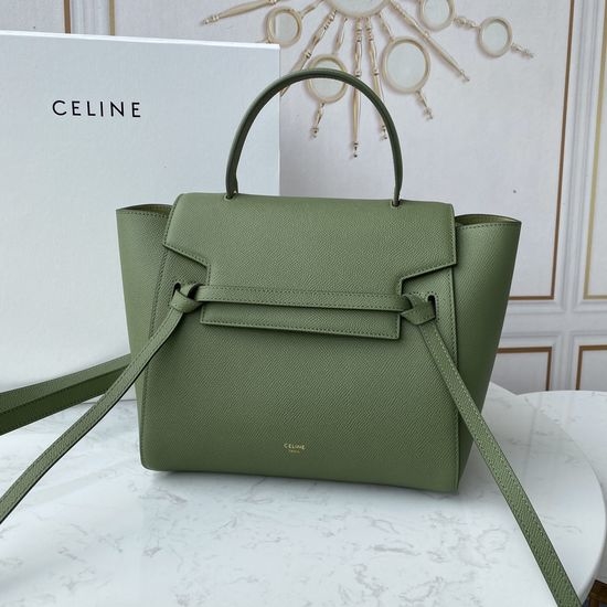 Celine Belt Bag in Patina Leather with Matte Interior 185003