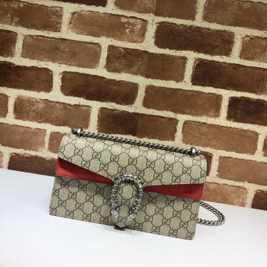 Gucci Coffee Red Crossbody Bag 499623