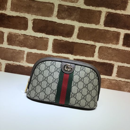 Gucci Clutch Brown Leather 625551